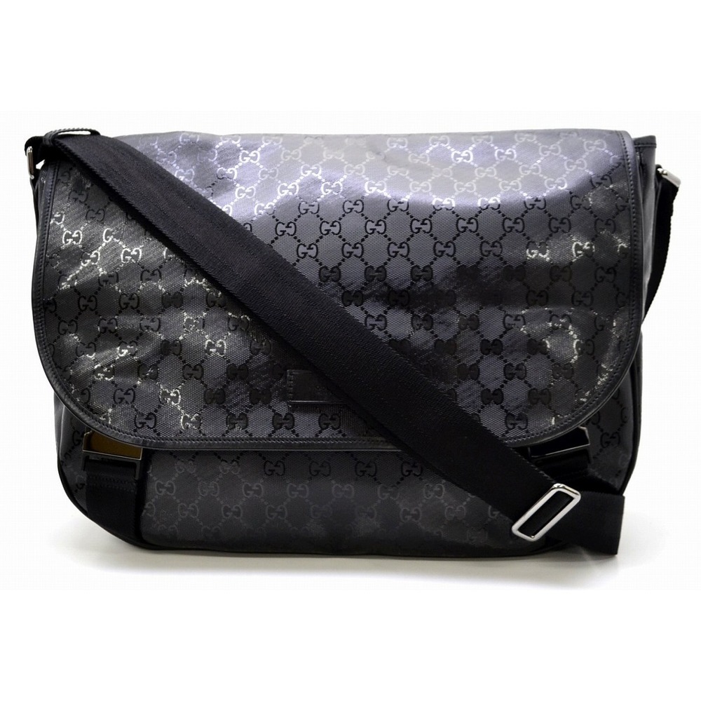 Gucci Implement Messenger Bag Crossbody Black - image 1